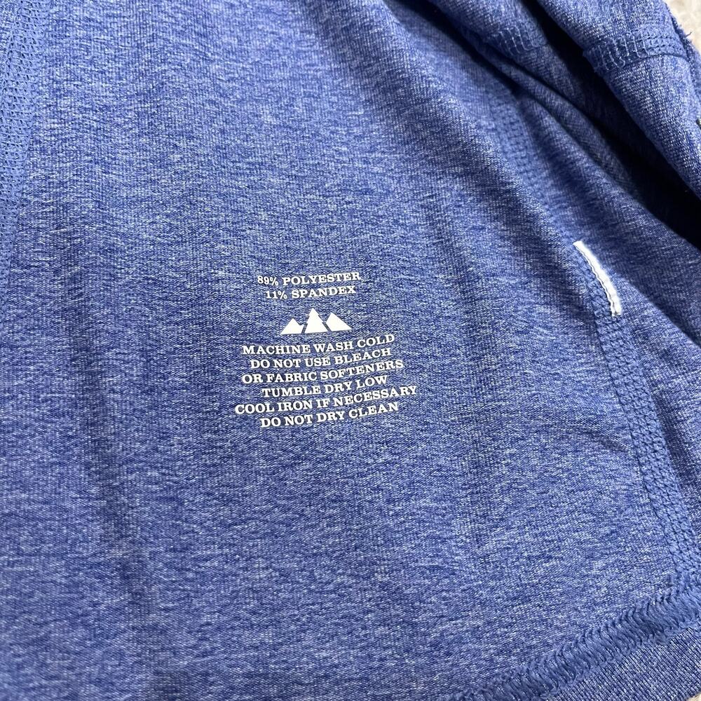 REI Co-op Quarter Zip Pullover L Blue Hiking Trail Active Gorpcore Baselayer - Picture 5 of 6